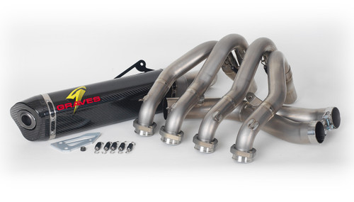 GRAVES EXY-17FZ10-FTC CARBON & TITANIUM FULL EXHAUST MT-10 MT10 17-23