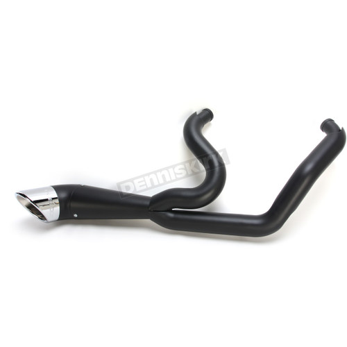 Freedom Performance HD00512   Black/Chrome 2-Into-1 Turnout Exhaust System  HD00840