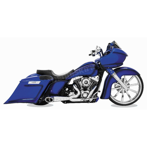 Freedom Performance HD00836 Chrome 2-Into-1 2:1 Turnout Sidedump Exhaust System 95-16 TOURING fl