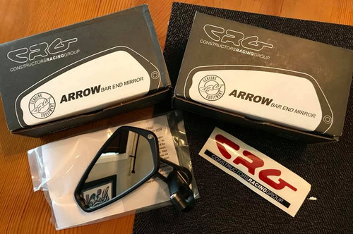 CRG AO-100 ARROW BAR END MIRRORS PAIR 2 MIRRORS