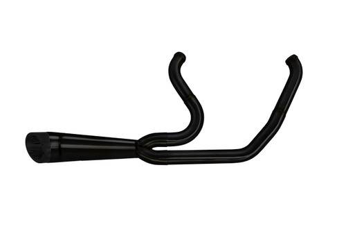Two Bros 005-4870199-B Black 2:1 Turnout Exhaust Fl Touring