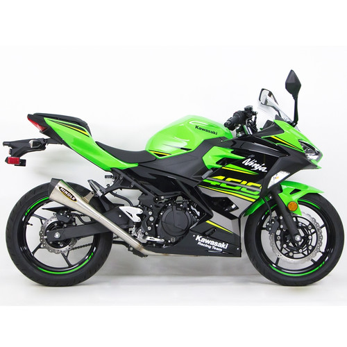 HINDLE 75-0144MC EVO RACE GP MEGAPHONE W CF CAP FULL EXHAUST SYSTEM NINJA 400