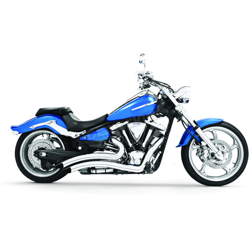 FREEDOM PERFORMANCE HD00701 CHROME SHARP CURVE RADIUS EXHAUST