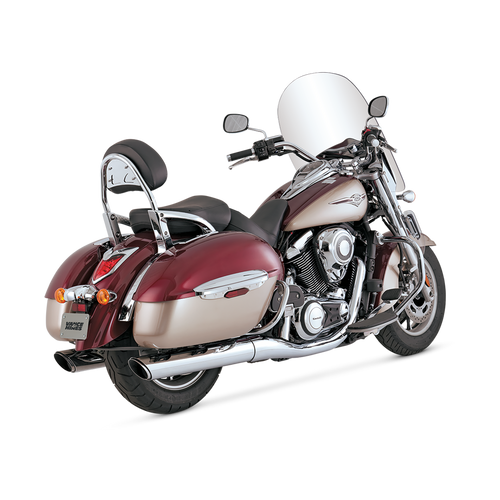 VANCE & HINES 18371 CHROME TWIN SLASH SLIP-ONS VN1700