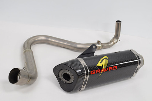 Graves Exk-19Zx1-Ftcw2 Works 2 Titanium Header Carbon Fiber