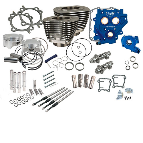 S&S 330-0668 110" Big Bore kit w 585 cam 96 & 103 TC Twin Cam 07-16