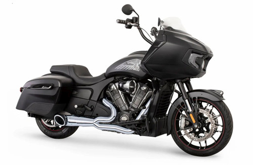 Freedom FPE IN00269 Chrome 2:1 Turnout Sidedump Exhaust Challenger Pursuit
Sclupted Black Slash tipﾠ
Indian Challenger & Pursuit 20-24
