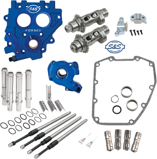 S&S CYCLE 330-0544 Chain Drive Cam Chest Kit - 551CE Easy Start Cams Twin Cam