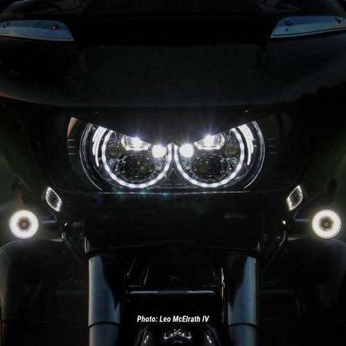 TruBEAM LED Headlamp with Turn Signals for '15-'21 Road Glide