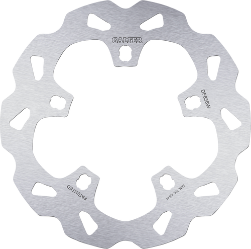 GALFER DF838W Brake Rotor - Front - Semi-Floating - Front Semi-Floating