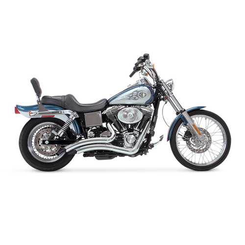 Vance 26007 Chrome Big Radius Exhaust System 91-05 Dyna