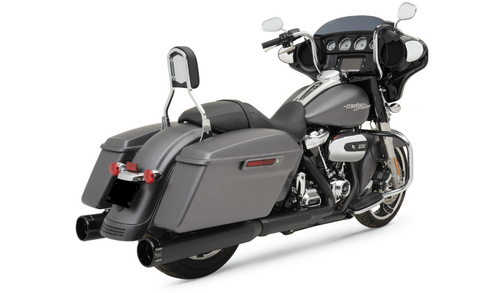 KROME WERKS 202825 Black 4.50 HP-Plus Slip On Mufflers Black  FL 17-24