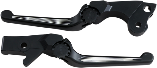 PSR  17-00651 BLACK CONTRAST ANTHEM BRAKE & CLUTCH LEVERS INDIAN BAGGERS