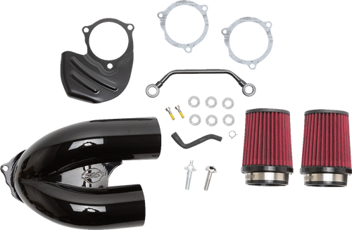 S&S CYCLE 170-0567A Tuned Induction Air Cleaner Kit - Gloss Black