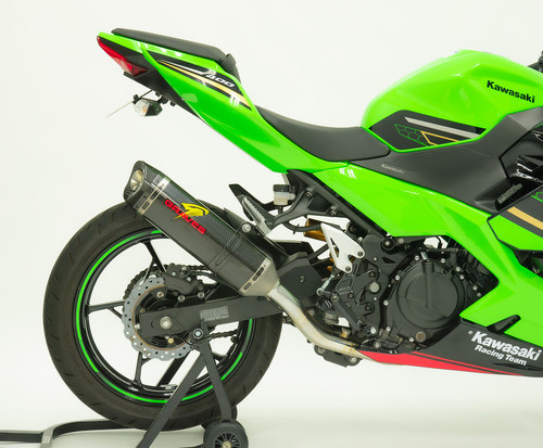 GRAVES EXK-18EX4-FSCW2 Carbon WORKS2 Full Exhaust System Kawasaki Ninja EX400 2018-2023 / Z400 2018-2023