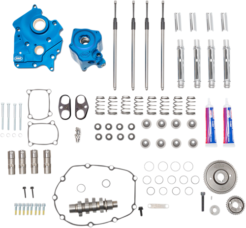 S&S CYCLE 310-1083A Cam Chest Kit for M8 - Gear Drive Oil Cooled 550 Cam Chrome Pushrods M8