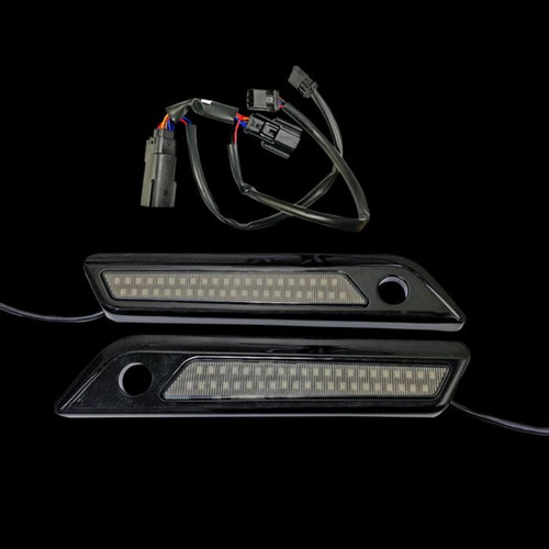 LATCH LIGHTS W HOUSING BLACK W SMOKE CD-SBL-DC-SB TOURING FL 14-21