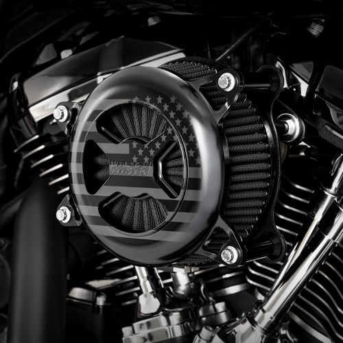 VANCE 42045FG Black Limited VO2 American Air Cleaner FL TOURING M8 17-23