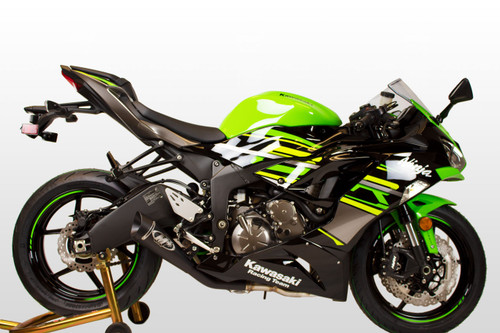M4 KA6982-GP19 BLACK GP FULL EXHAUST SYSTEM ZX6R & 636 09-22