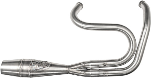 SAWICKI 2 INTO 1 STAINLESS SHORTY EXHAUST SYSTEM 91-17 DYNA 930-01241