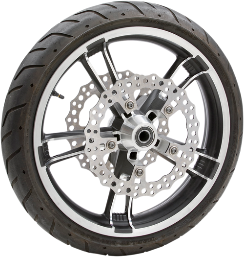 2qty Arlen Ness 11.8" Jagged Front Rotor Pair 02-788 14-25 FL Touring