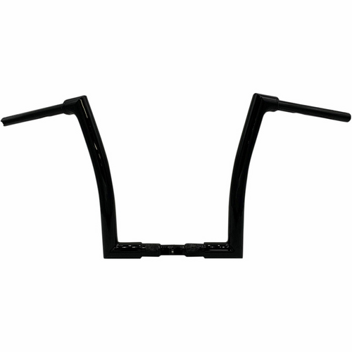 FAT BAGGERS 606014-B BLACK 14" 1 1/2 in. Flat Top EZ Install Handlebar 14 INCH RISE