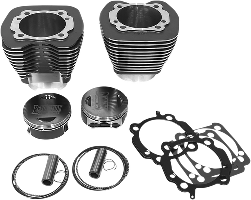 Revolution Performance RP201-135W 131” Big Bore Cylinder Kit Granite 99-17 Twin Cam Harley Dyna Softail Touring Glide FL