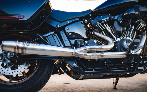 ハイディー Sawicki 930-01235 2:1 Mid-Length Brushed Cannon Exhaust M8