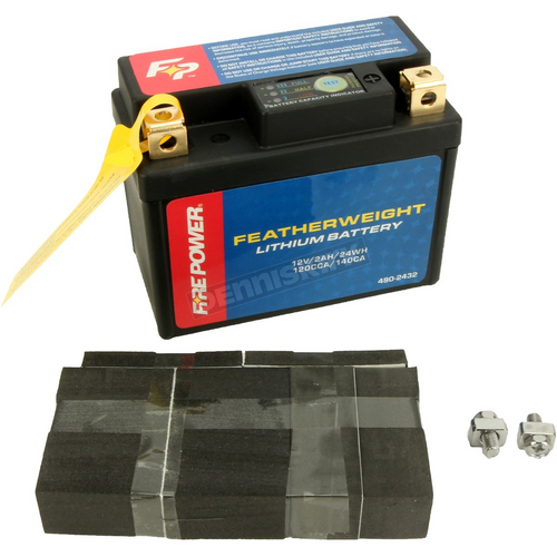 FIRE POWER LFP03L-B FEATHERWEIGHT LITHIUM BATTERY 120 CCA 12V/24WH