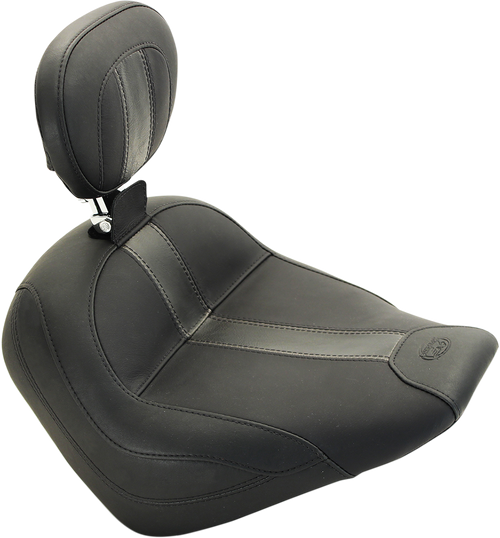 MUSTANG 79507 VINTAGE  Solo Seat W BACKREST BLACK INDIAN SCOUT