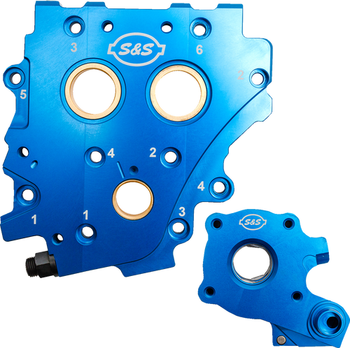 S&S CYCLE 310-0732 TC3 Oil Pump and Cam Support Plate Kit - Plate Twin Cam