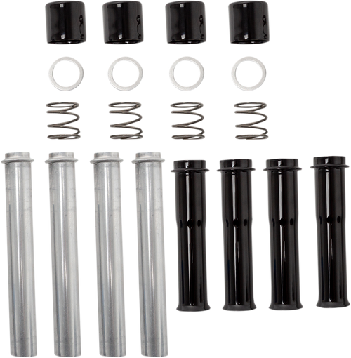 S&S CYCLE 930-0124 Pushrod Tubes - Gloss Black Twin Cam | M8