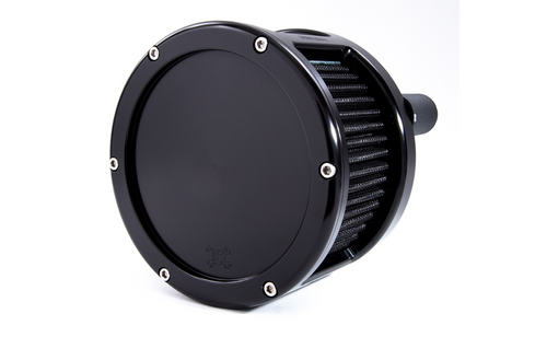 FEULING 5523 BA RACE SERIES AIR CLEANER KIT TALL CAGE BLACK FINISH BLACK FILTER M8