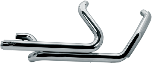 S&S CYCLE 550-0704 Power Tune® Dual Headers - Chrome