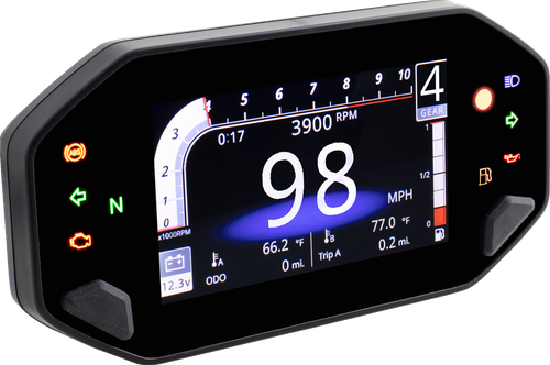 KOSO NORTH AMERICA BA081010 RX-4 Multifunction Speedometer/Tachometer - RX-4 Universal