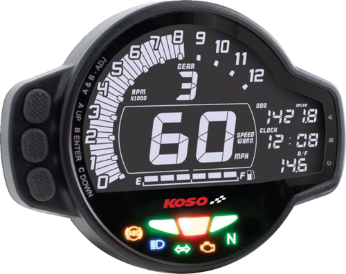 KOSO NORTH AMERICA BA078100-GR MS-01 Multifunction Gauge - Honda Grom