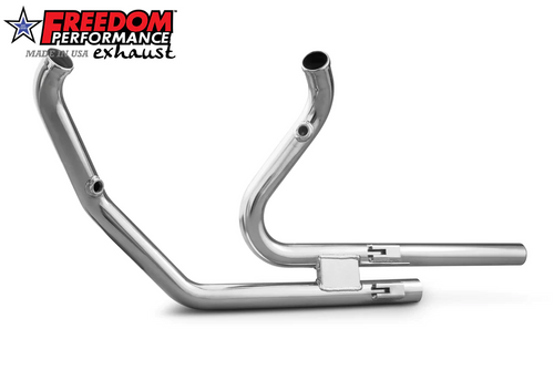 FREEDOM PERFORMANCE HD00655 CHROME Tuck & True Dual HEader M8 FL 17-24