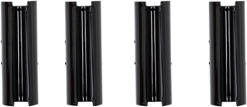 S&S CYCLE 930-0138 Pushrod Cover Keeper Set - Gloss Black 2.200" M8