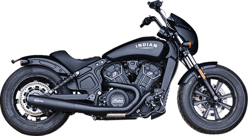 S&S CYCLE 4111-266-R 2-into-1 Grand National Exhaust System - Black Race Only