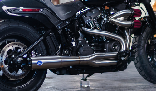 S&S 550-0996B stainless ss  2:1 exhaust softail 18-23 m8