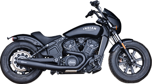 S&S CYCLE 4111-266 2-into-1 Grand National Exhaust System - Black 50-State