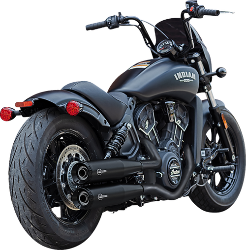S&S CYCLE 4110-266 Grand National Slip-On Mufflers - Black 50-State