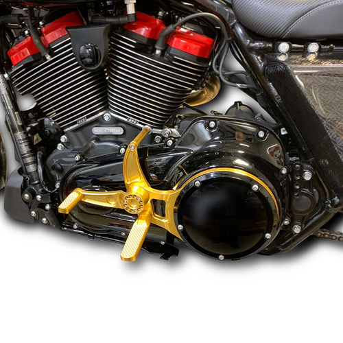 Hawg Halters MCK-FC21GS-FK Gold Dominator Mid Control Kit m8 Harley