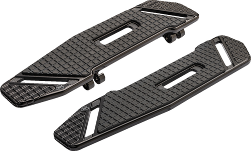 Arlen Ness 410-020 Black Speedliner Driver Floorboards Fl touring 04-23