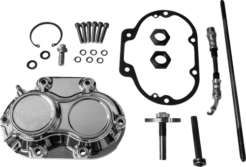 Baker M8-10603-A Hog Black Hydraulic Side Cover Kit M8 Harley