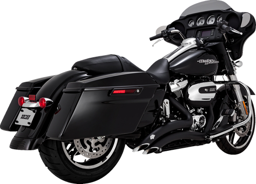 Vance & Hines 46373 PCX Black Big Radius Exhaust m8 17-24 fl