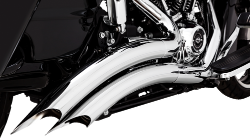 Vance 26373 Chrome Big Radius Exhaust M8 Fl Glides 17-25