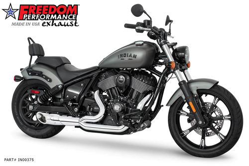 Freedom FPE IN00375 Chrome 2:1 Turnout Sidedump Exhaust Chief 21-24
Indian CHIEF-SPORT-BOBBER-SUPER
Chrome Slash Tip