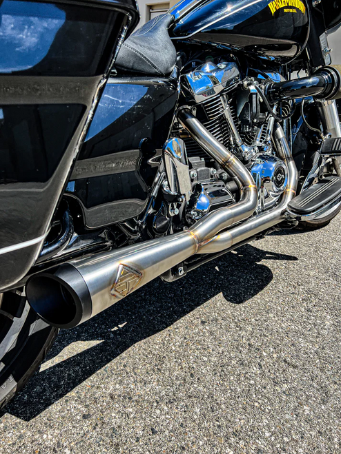 SP Concepts SPC SPC-2-002 CutBack 2:1 Exhaust Stainless FL M8 17-24