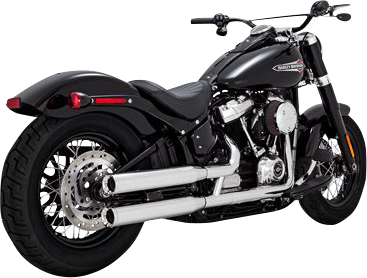 Vance & HInes 16312 Eliminator 300 Chrome Mufflers m8 Softail Breakout fatboy